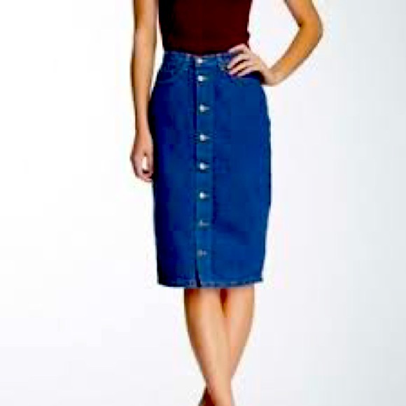American Apparel Dresses & Skirts - American Apparel Button Down Pencil Skirt